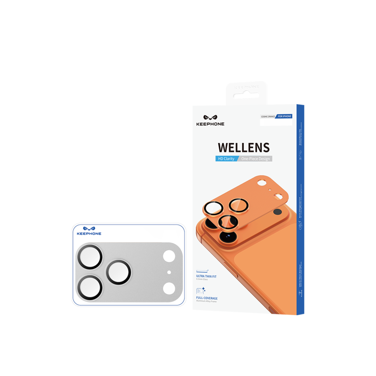 Keephone Apple iPhone 17 Pro Max Wellens Kamera Lens Koruyucu